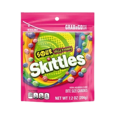 Skittles Sour Wild Berry Grab